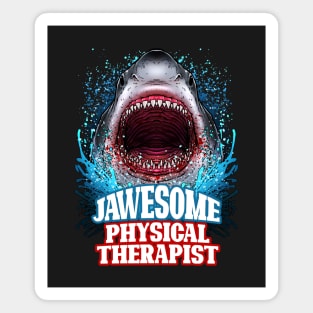 Jawesome Physical Therapist - Great White Shark Magnet